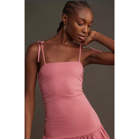 NWT Mare Mare Drop-Waist Bubble-Hem Midi Dress - XS - Picture 4 of 5